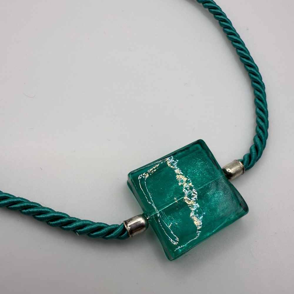 FREE PEOPLE Sunshine Express Choker Glass Green NWT